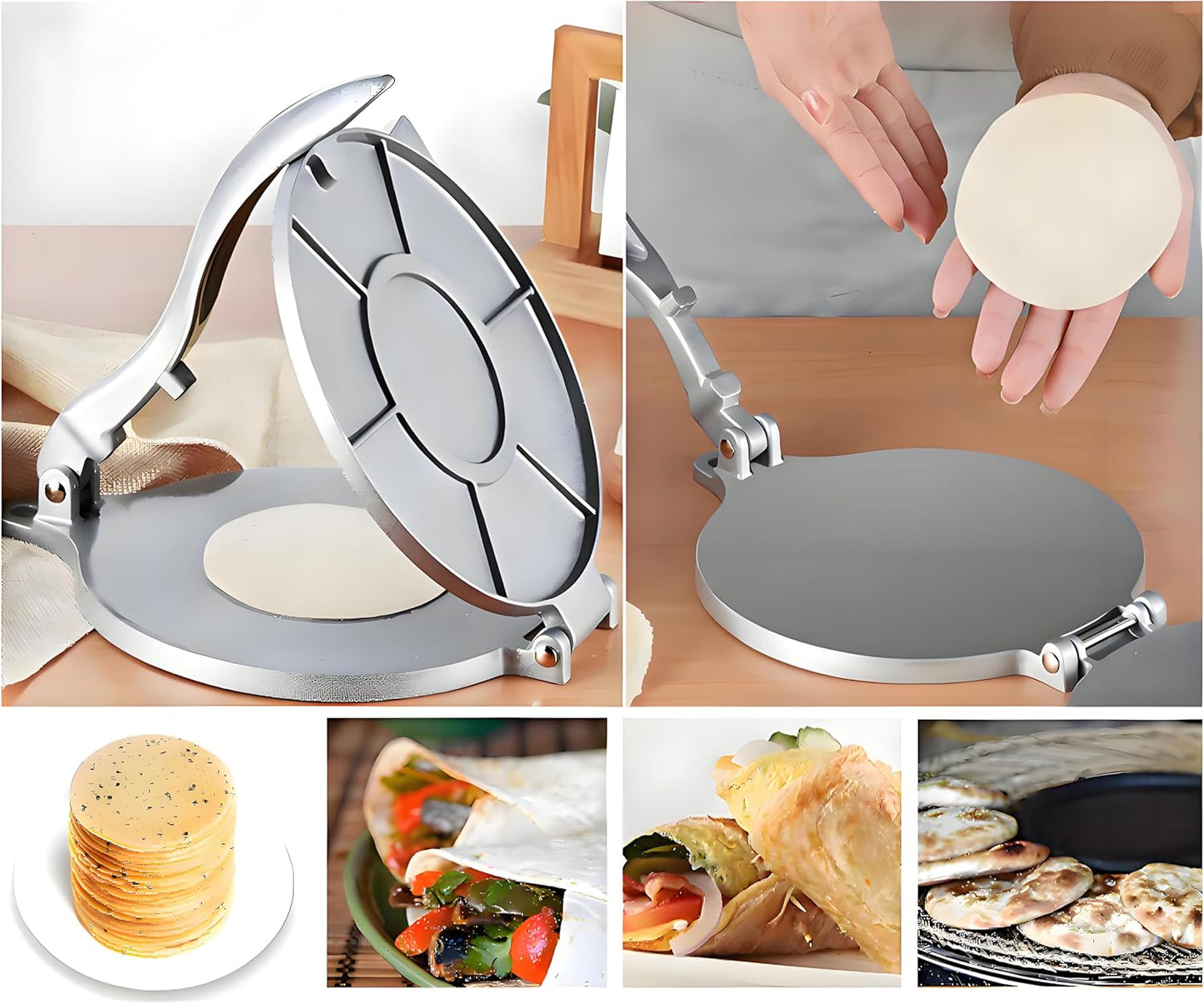 Tortilla Presse aus Aluminiumlegierung | Brehn