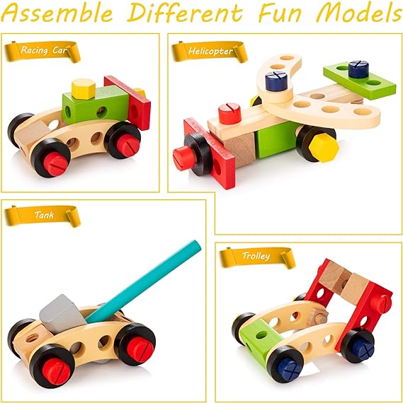 Brehn | Holz Werkzeugset - Entdecken Sie kreativen Spielspaß für Kinder