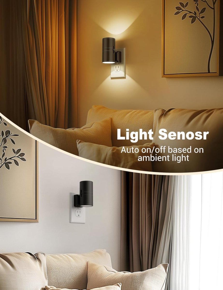 Brehn | Nachtlicht - Dimmbare LED-Birne - Einstellbare Helligkeit - Ideal für Schlafzimmer und Flure