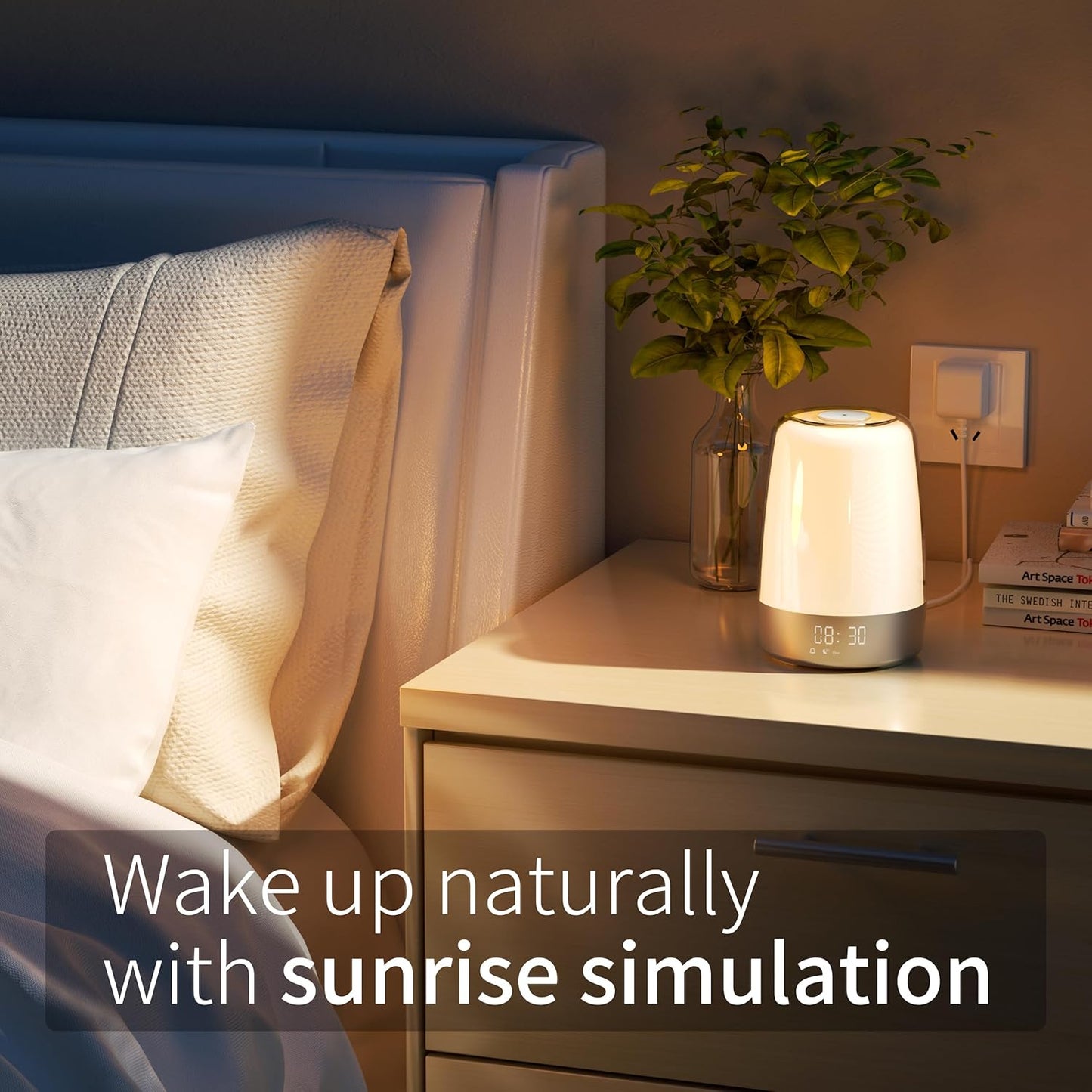 LightStart Wecklicht – Sonnenaufgangssimulation und dimmbare Nachtlampe | Brehn