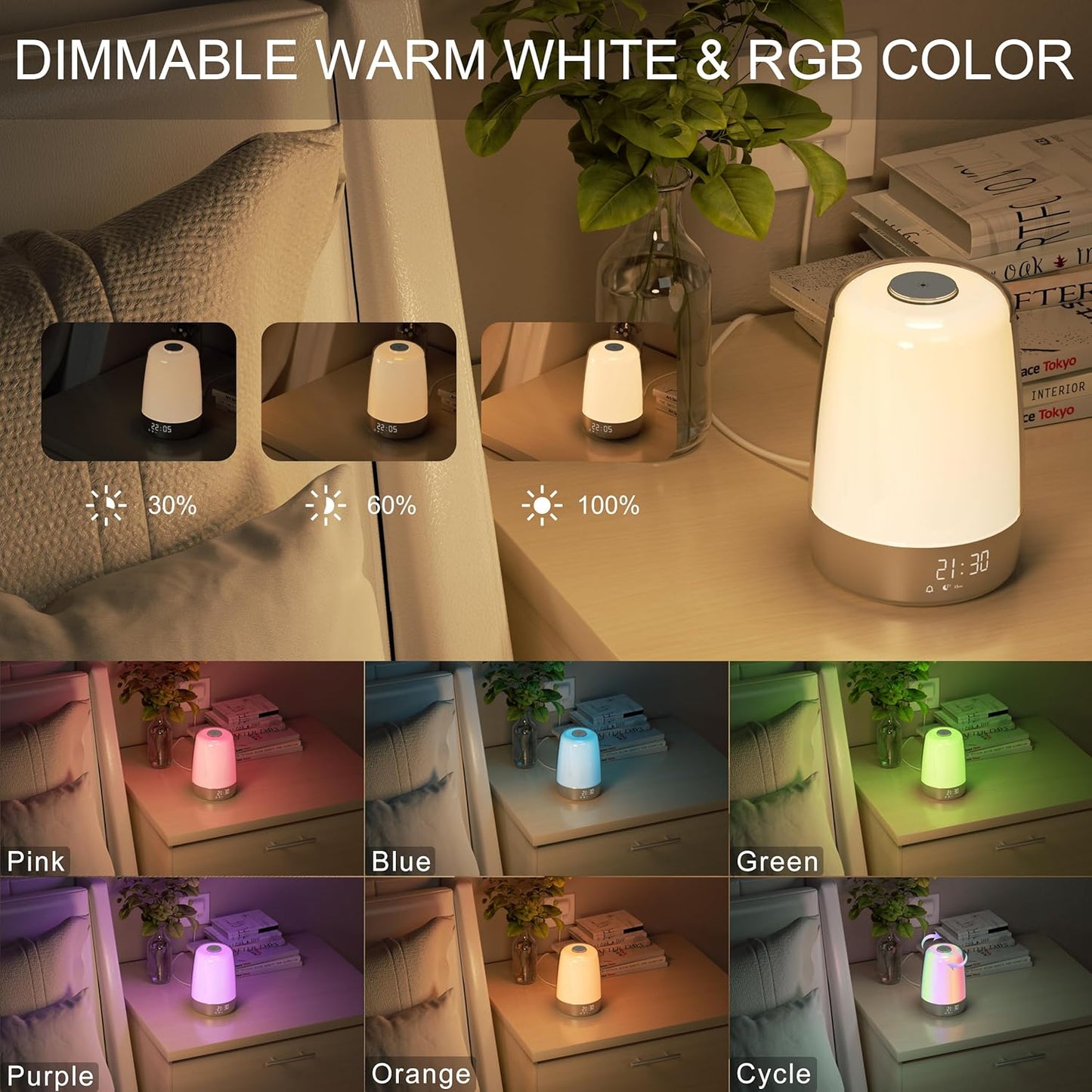 LightStart Wecklicht – Sonnenaufgangssimulation und dimmbare Nachtlampe | Brehn