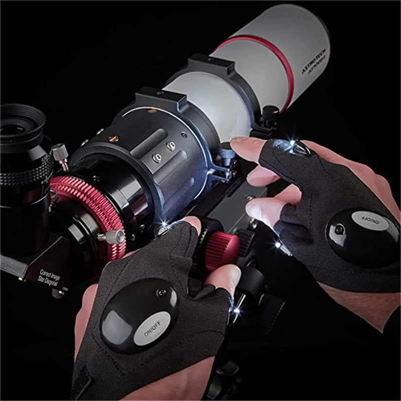 Bequeme LED-Handschuhe mit wasserdichten Lichtern | Brehn