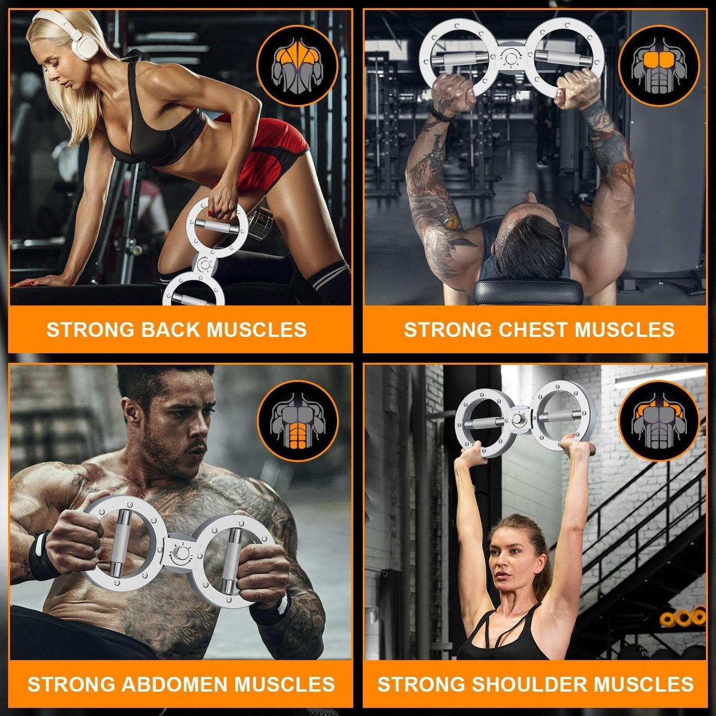 Twister Armtrainer mit einstellbarem 12-Pfund-Widerstand und 360°-Rotation – Zeynor
