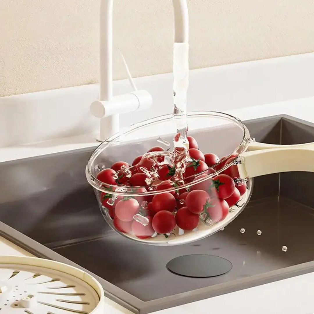 FlexDrain Pro – Abtropfsieb mit Deckel | Brehn