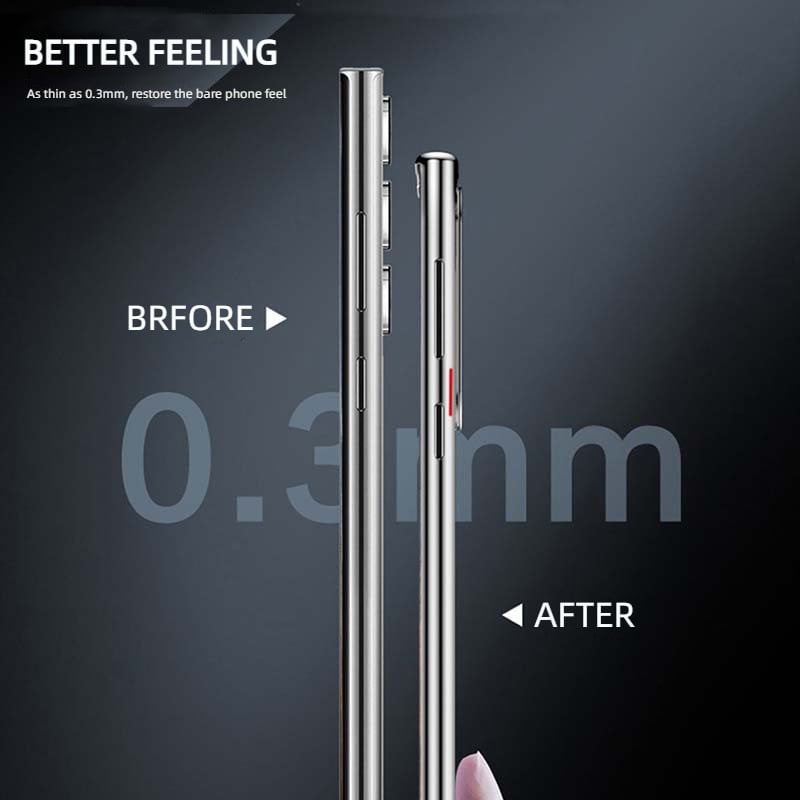 Brehn | Transparente Luxus-Beschichtung Magnetische Abdeckung für Samsung