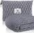 Packbare Flanell-Reisedecke mit Kissenbeutel und Gepäckhülle – Trevora