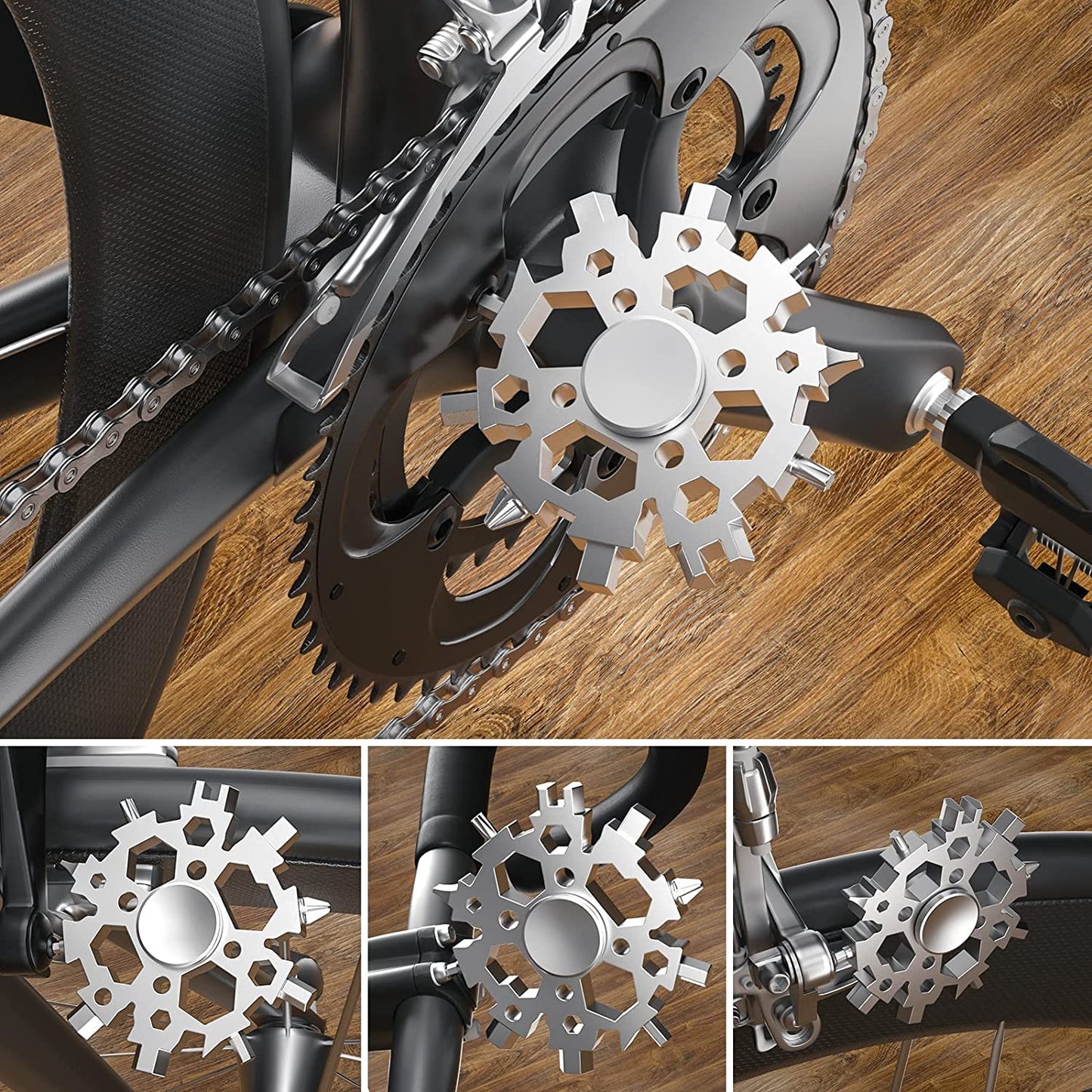 22-in-1 Schneeflocken Multi-Tool Mit Fidget Spinner | Brehn