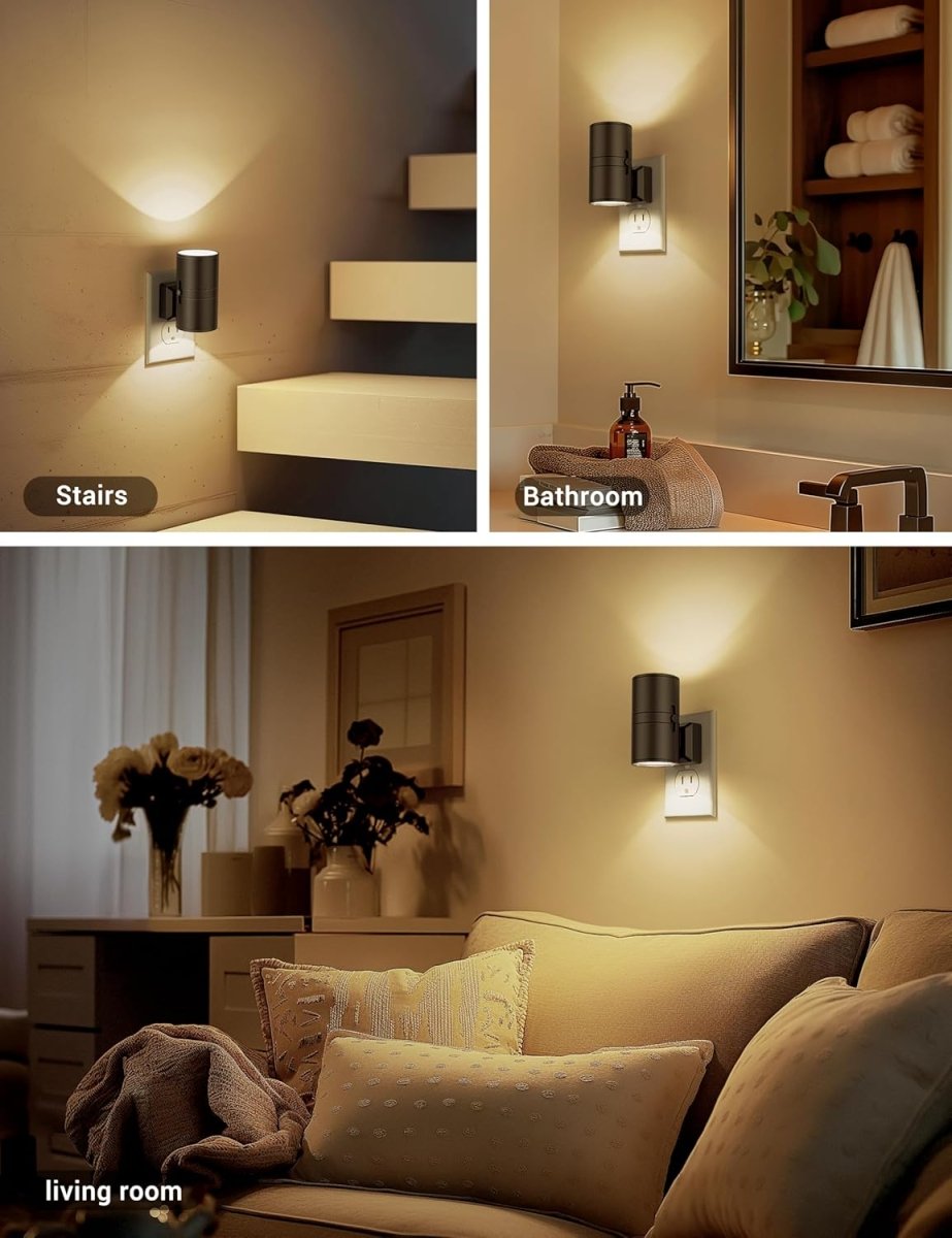 Brehn | Nachtlicht - Dimmbare LED-Birne - Einstellbare Helligkeit - Ideal für Schlafzimmer und Flure