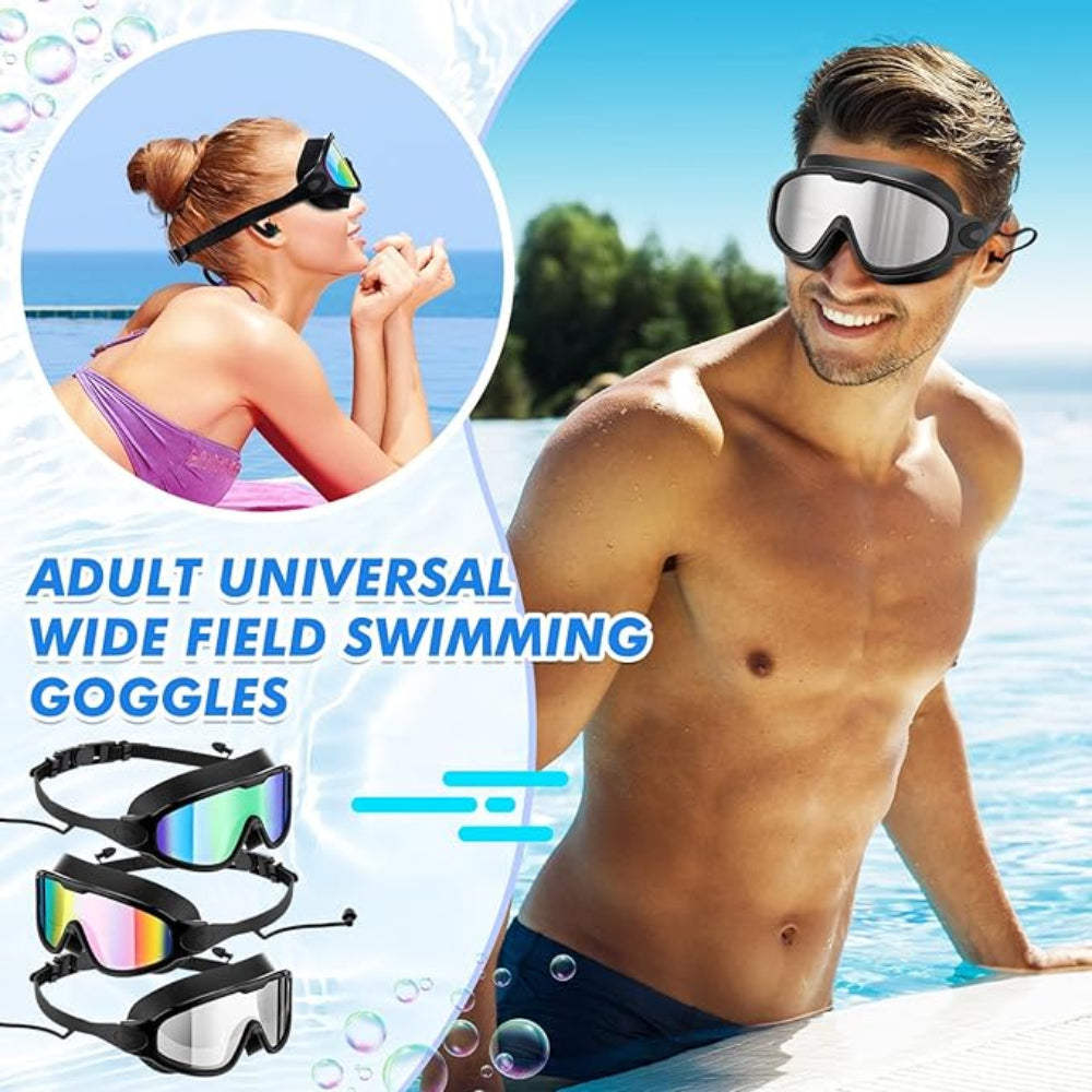 Schwimmbrille 3er-Set für Erwachsene & Kinder | Brehn