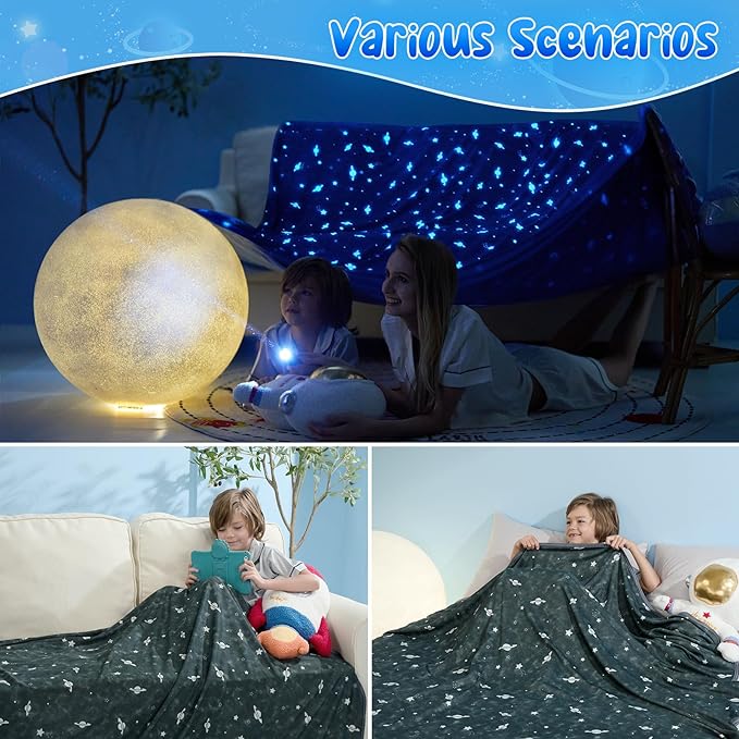 Leuchtende Kühldecke für Kinder – Q-Max > 0,5, Doppelseitig Farbe Schwarz | Brehn