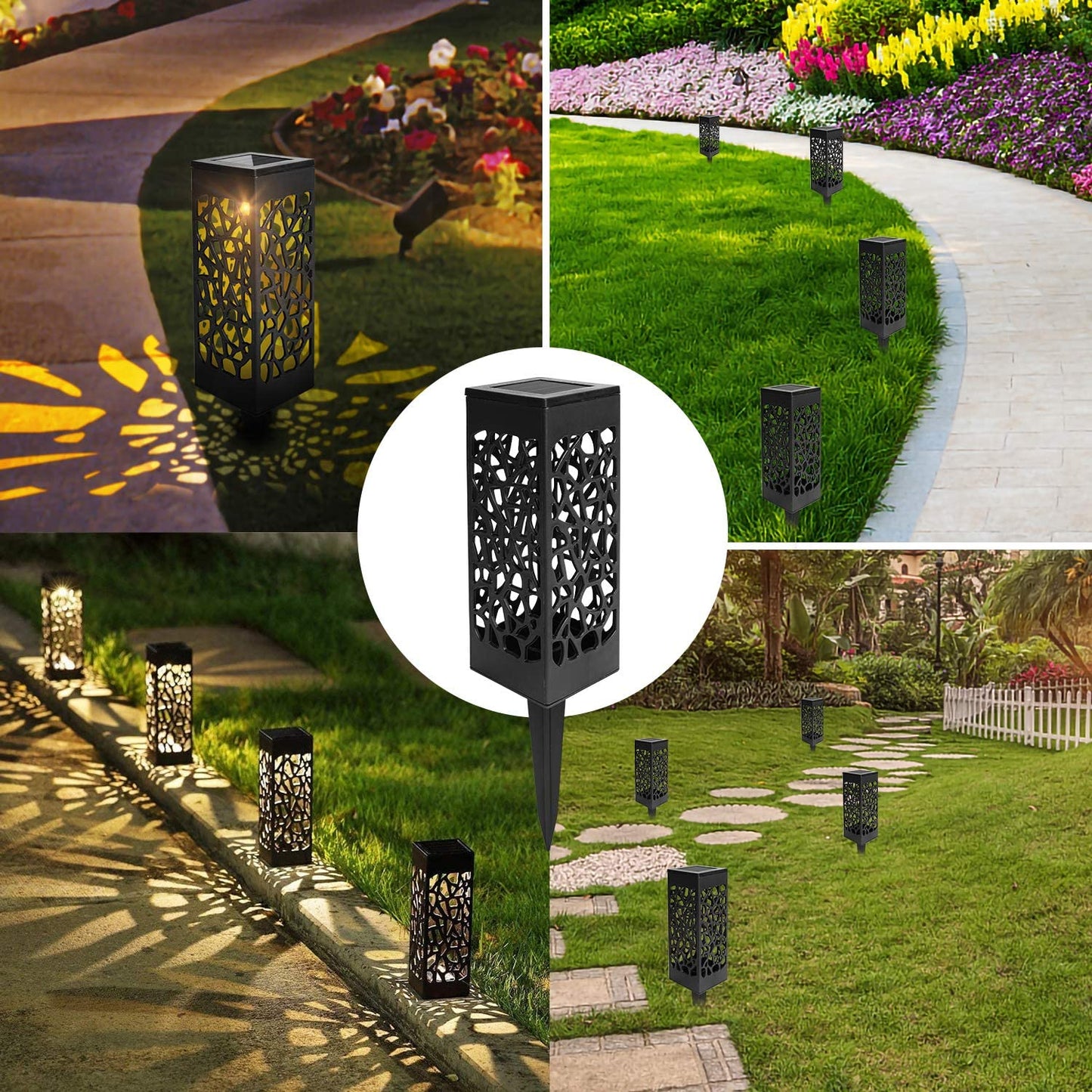 12X Solarleuchten LED Wegeleuchten Gartenbeleuchtung | Brehn