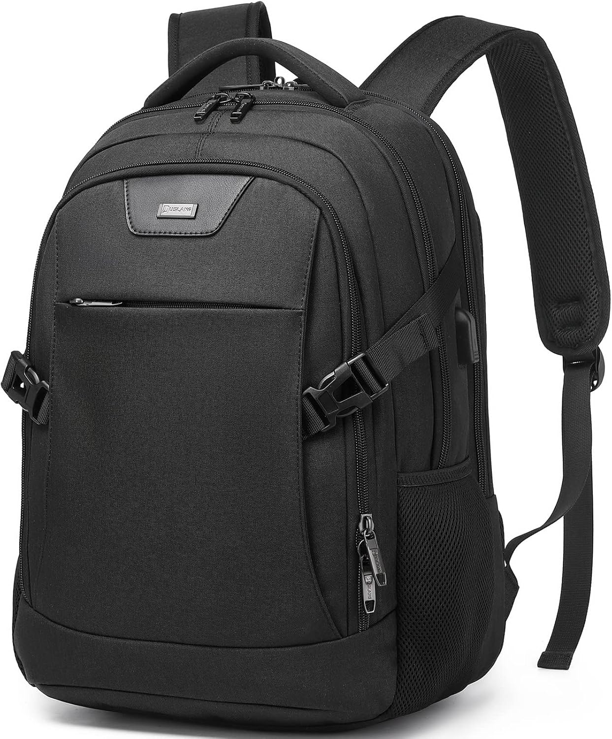 Wasserabweisender Reise-Laptop-Rucksack mit USB-Anschluss & organisierter Aufbewahrung | Brehn