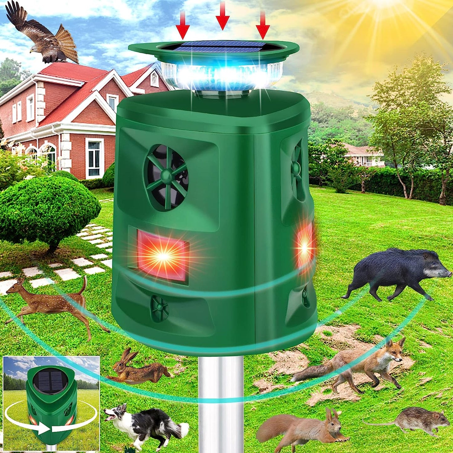 Brehn | Solar-Ultraschall-Repeller