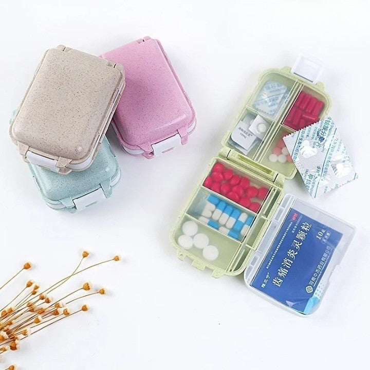 Taschenformat Hausapotheke Tabletten-Organizer Fall