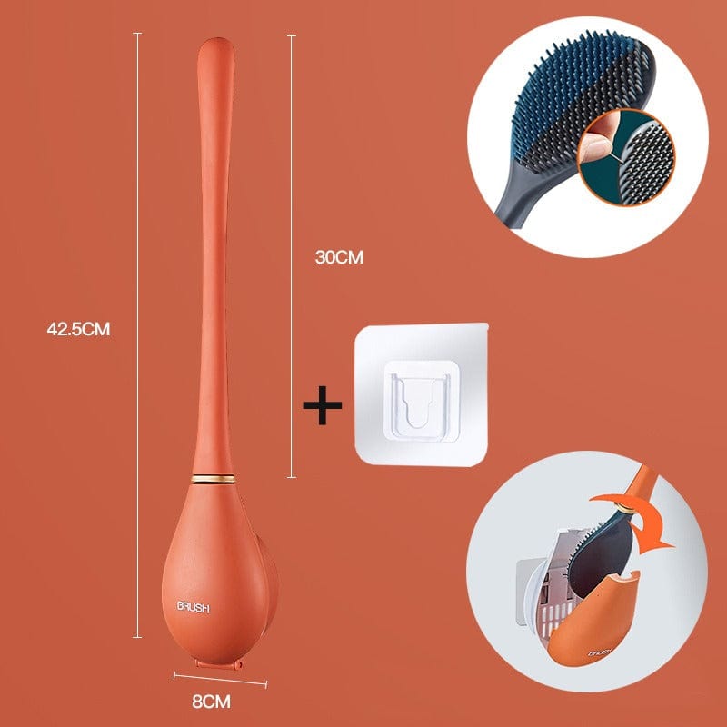 Brehn | 🔥Moderne flexible Silikon-Toilettenbürste