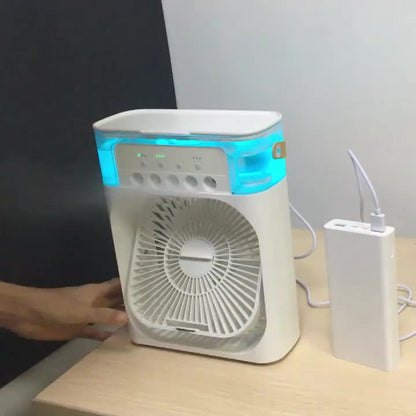 5A 2V Tragbare 600ml Spray Kühler Ventilator Schreibtisch USB Wiederaufladbarer Parfüm Luftbefeuchter Klimaanlage A/C Kühler Ventilator 3 Windgeschwindigkeiten | Brehn