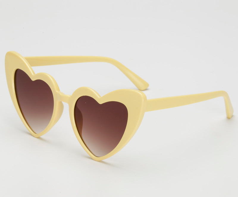 Damen Herzförmige Sonnenbrille im trendigen Design Brehn