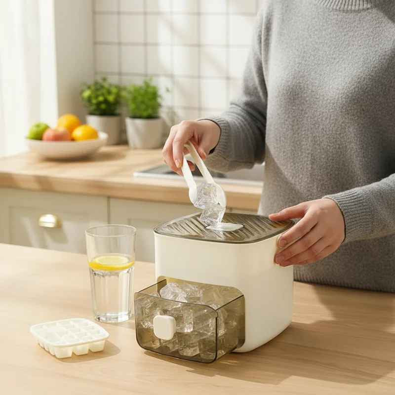 FreezeNinja — Perfekte Eiswürfel auf Knopfdruck für stressfreie Erfrischung und makellose Frische! | Brehn