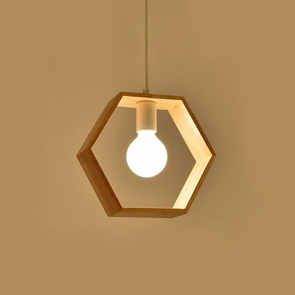 Geometrische Pendelleuchte
