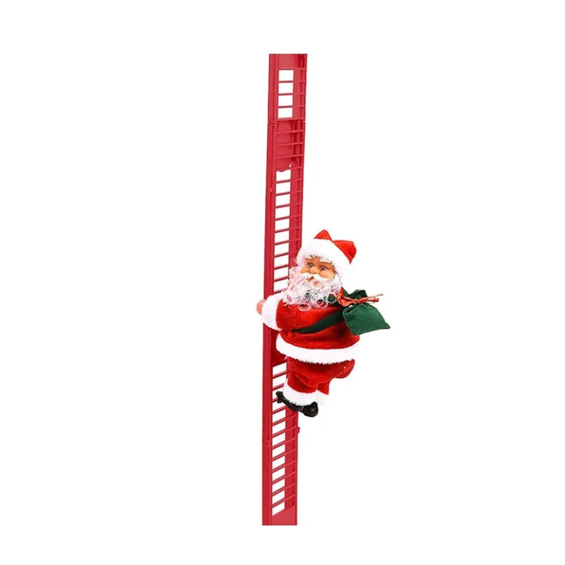 Brehn | 🎅Elektrischer Weihnachtsmann, der mit Musik die Leiter erklimmt