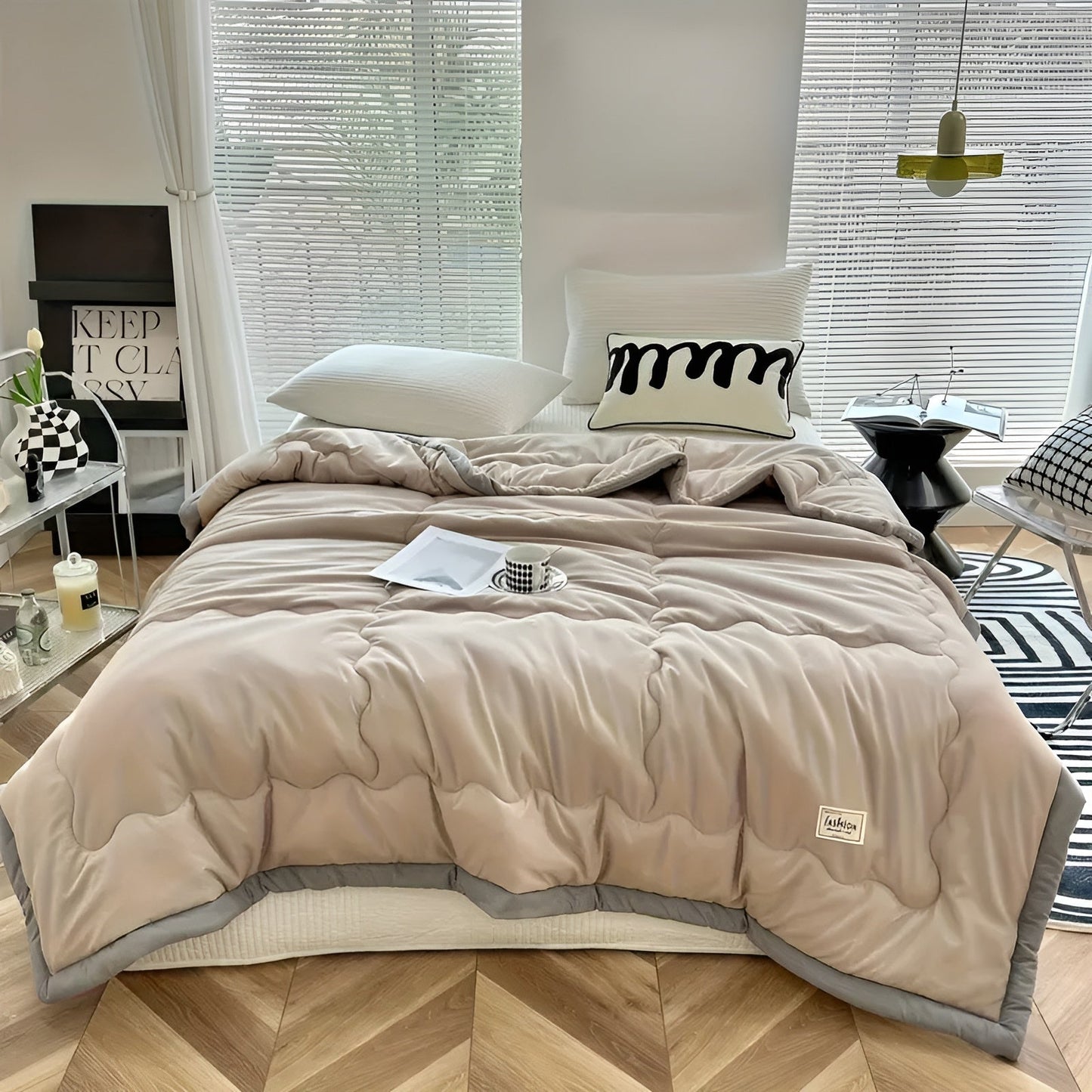 Leichte Sommerdecke – atmungsaktiv & vielseitig | Für Sofa, Bett & Reisen