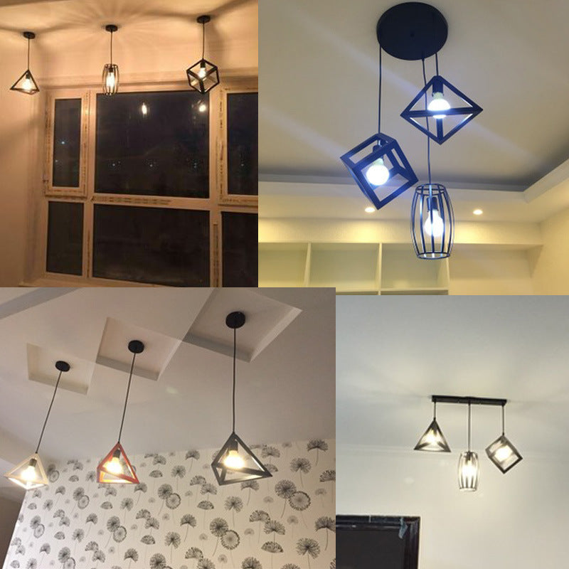 Moderne geometrische Pendelleuchte
