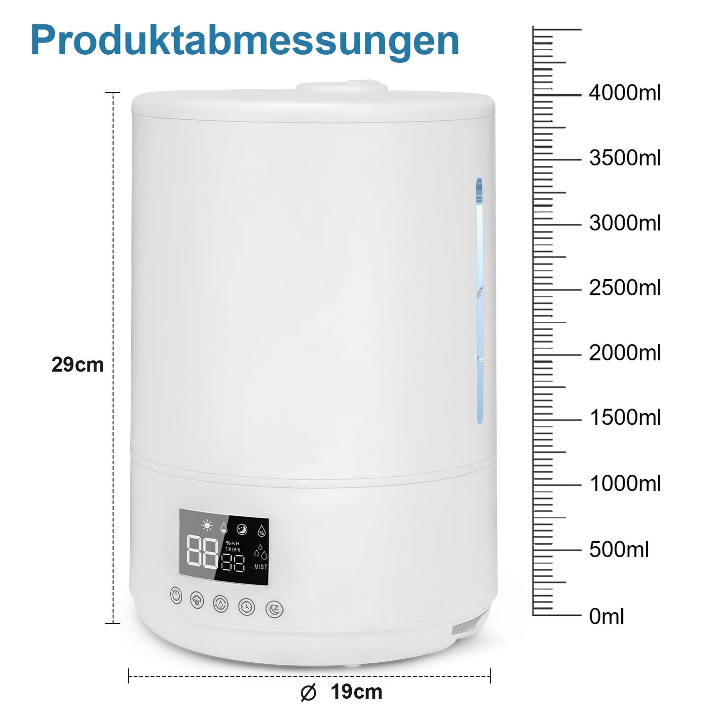 4L Top Fill Luftbefeuchter mit Fernbedienung | Brehn