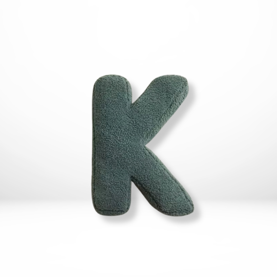 Brehn | Samt Alphabet Dekokissen Mit Buchstaben A Bis Z