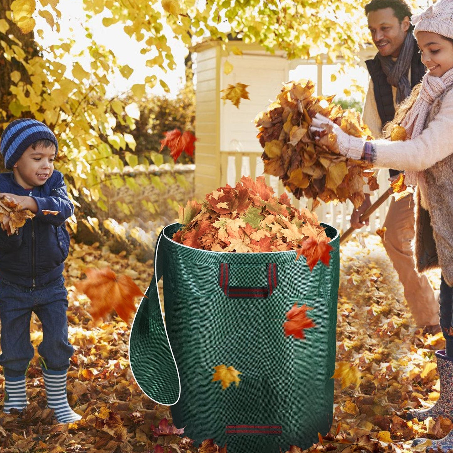 Gartenabfallsack Gartensack 272L mit Deckel | Brehn