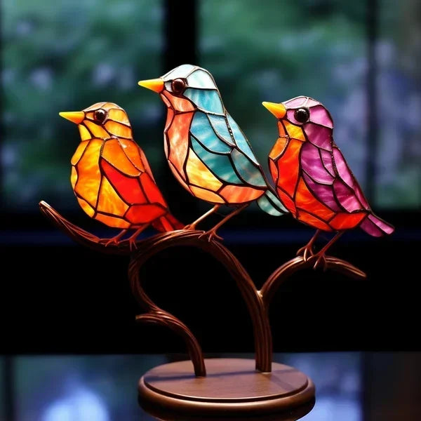 Farbige Glasvögel für schickes Innendesign - ChicGlass Birds | Brehn