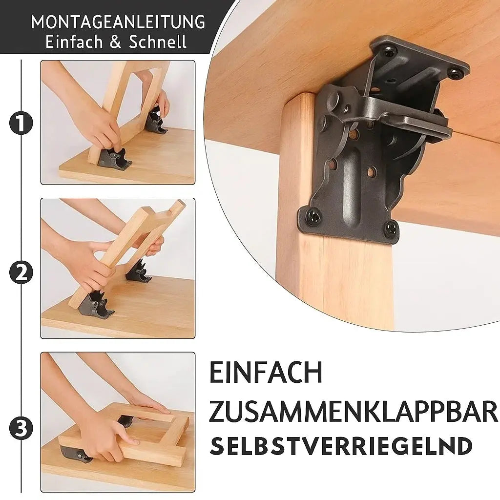 KlappFix Pro — Mehr Raum und Sicherheit in Sekundenschnelle meistern! | Brehn