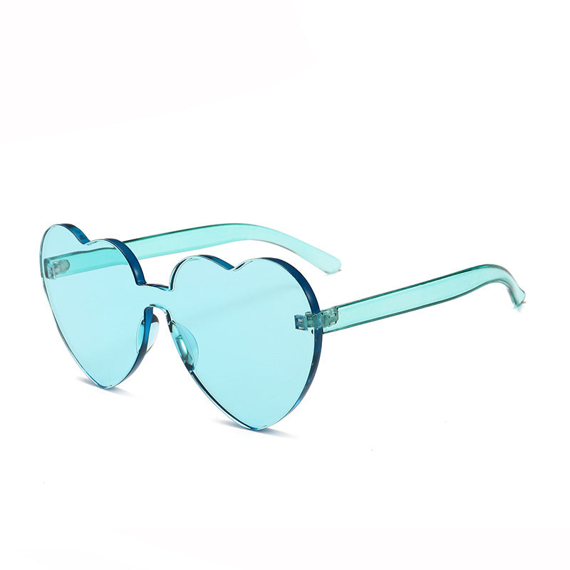 Damen Herzförmige Sonnenbrille mit stylishem Kunststoffrahmen Brehn