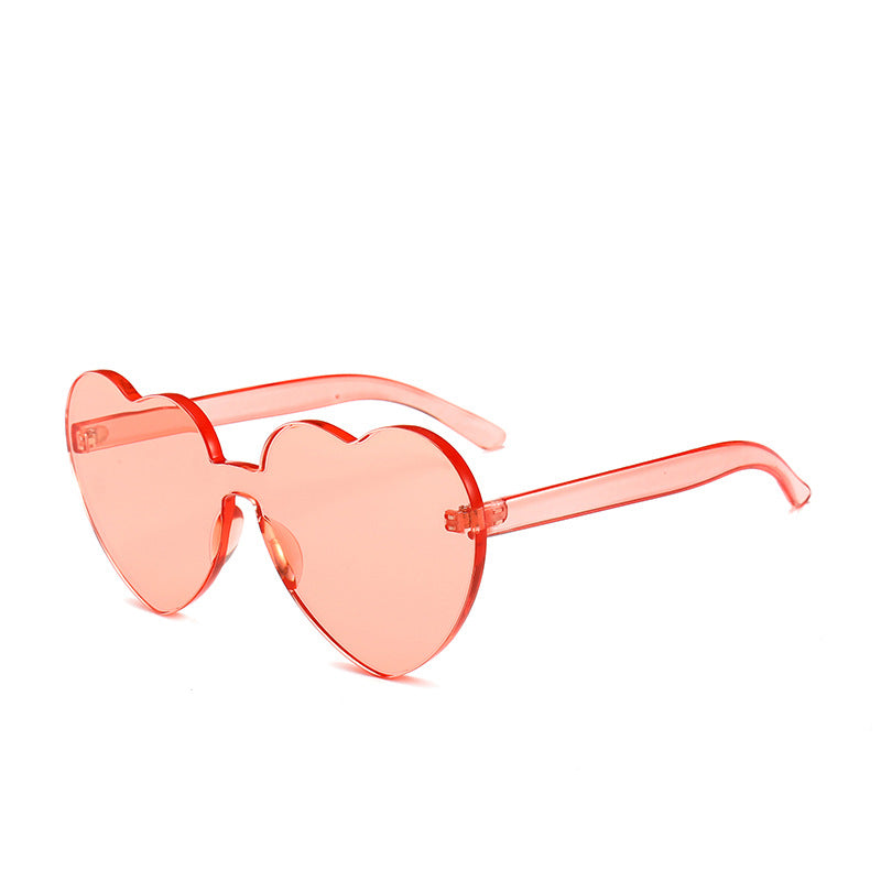 Damen Herzförmige Sonnenbrille mit stylishem Kunststoffrahmen Brehn