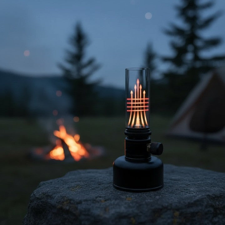 Brehn | Mini Gasflammen-Tischlampe