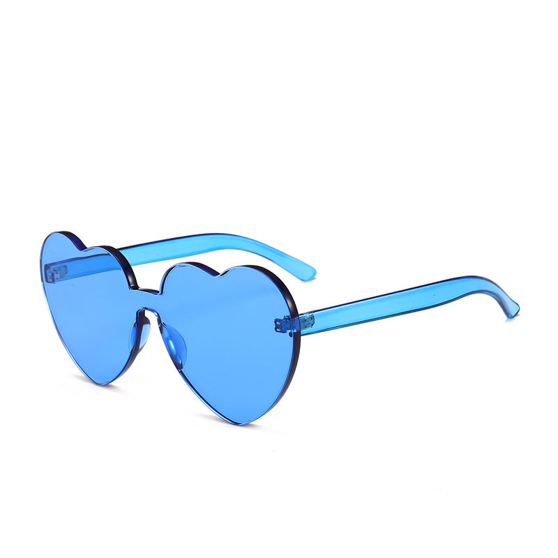 Damen Herzförmige Sonnenbrille mit stylishem Kunststoffrahmen Brehn