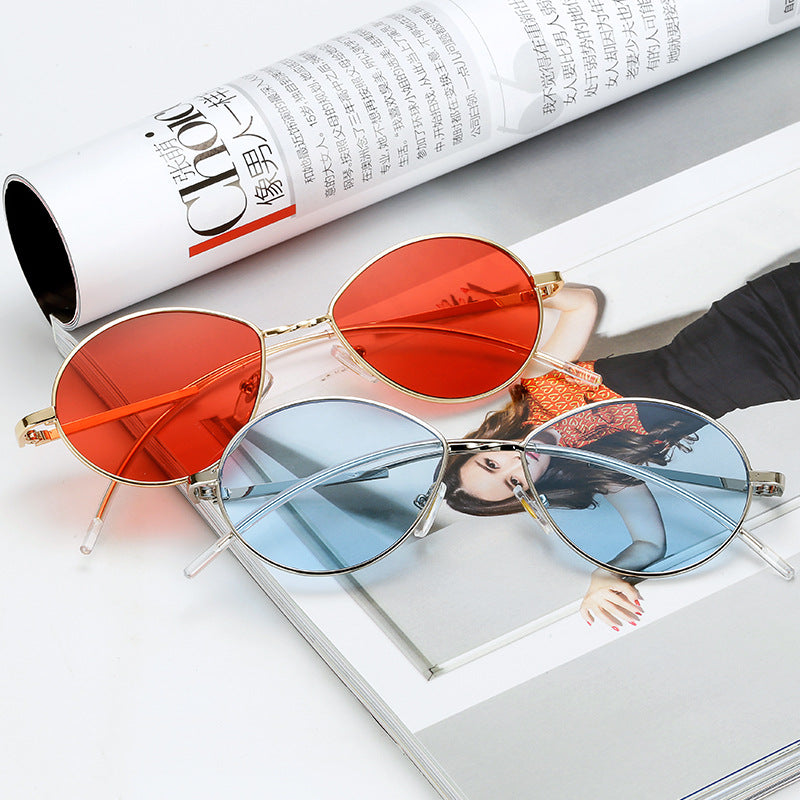 Damen runde Sonnenbrille mit ultraleichtem Rahmen Brehn