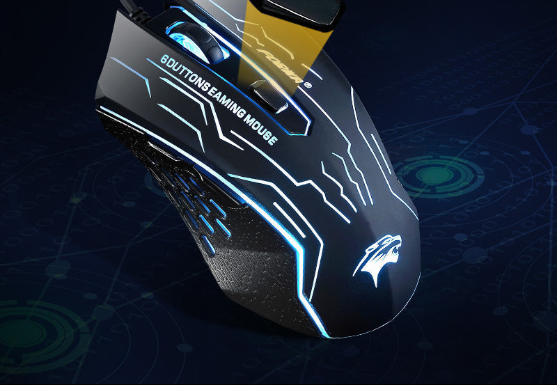 Hochleistungs-RGB-Gaming-Maus mit ergonomischem Design Brehn