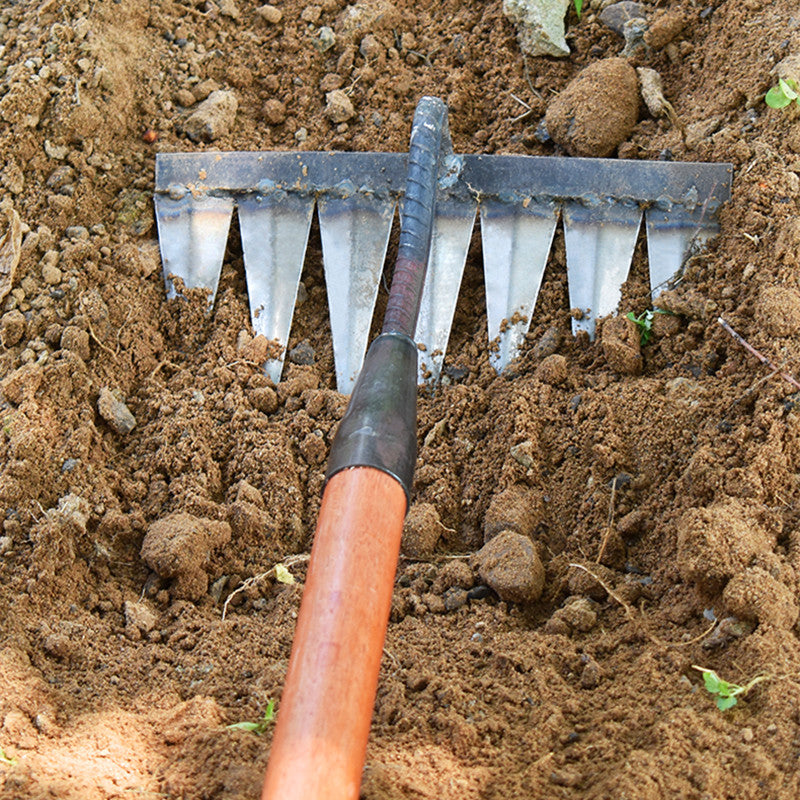 TuinGrijp Carbonstahl Unkrautharke für Gartenpflege | Brehn