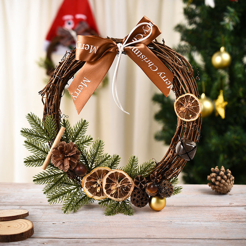 Brehn | Weihnachtskranz, Weidenring, Anhänger, Einkaufscenter Ornamente