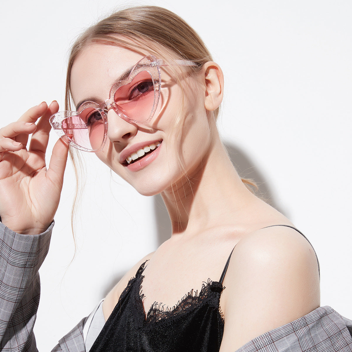 Damen Herzförmige Sonnenbrille Brehn