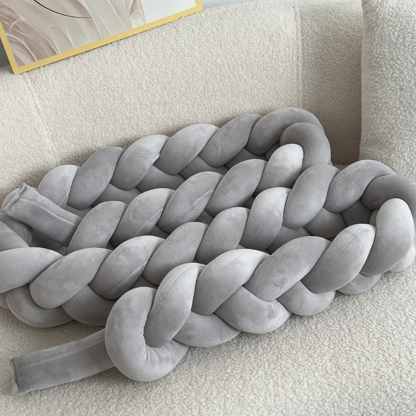 Brehn | WaveCushion - Moderner Waschbarer Bodenkissen mit Geometrie