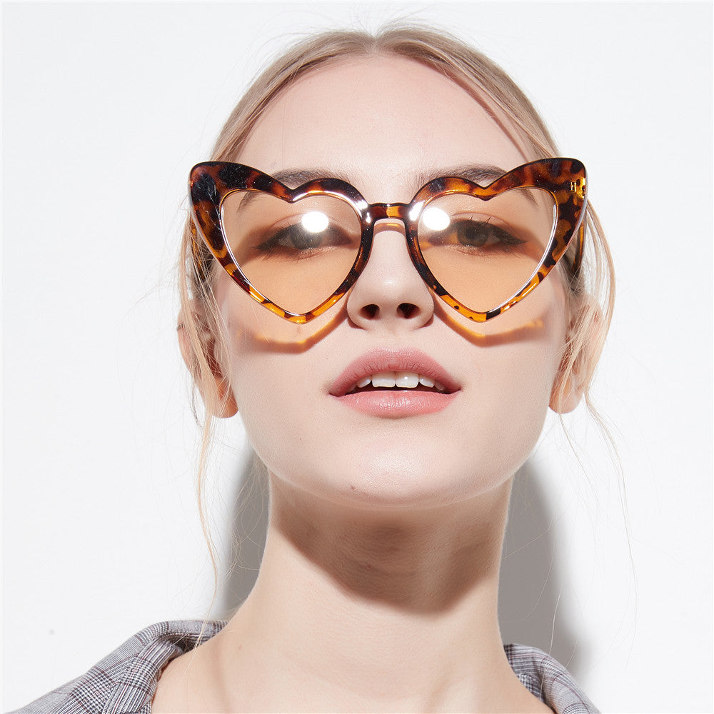 Damen Herzförmige Sonnenbrille Brehn