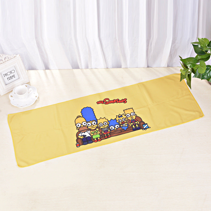 Damen Küchenhandtuch mit lebendigem Simpsons-Motiv Brehn