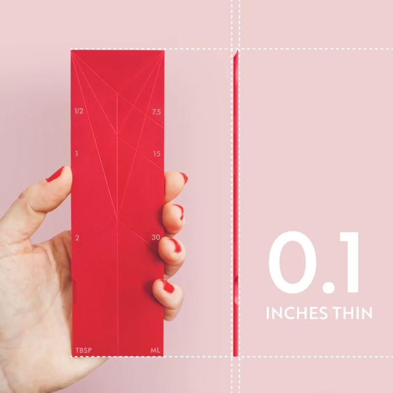3-in-1-Messlöffel zum Zusammenklappen | Magnetisches TriScoop-Design | Platzsparendes Küchenutensil