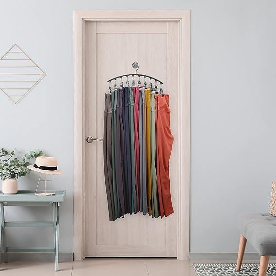 Leggings-Organizer Kleiderbügel mit Gummi-Clips | Brehn
