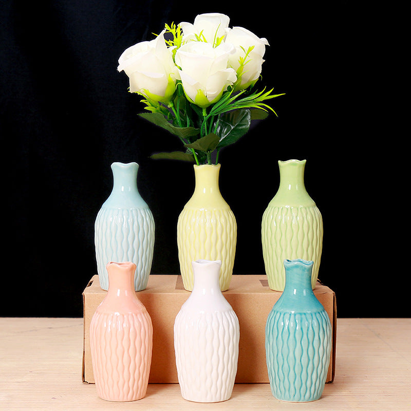 Texturierte Keramik-Blumenvase Brehn 1790310283