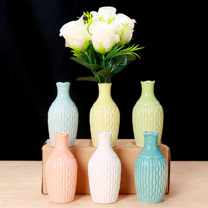 Texturierte Keramik-Blumenvase Brehn 1790310283