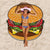 Strandtuch im witzigen Hamburger-Design Brehn
