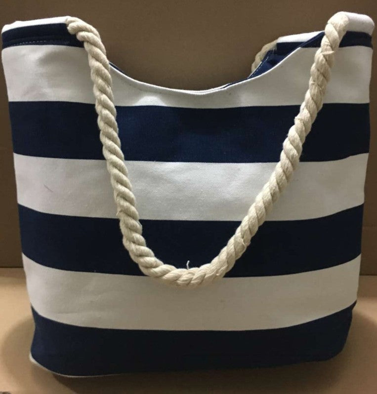 Strandtaugliche Baumwolltasche mit Robusten Kordelgriffen Brehn