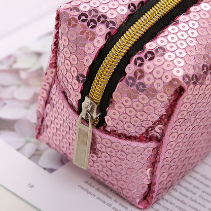 Glitzerndes Pailletten Federmäppchen